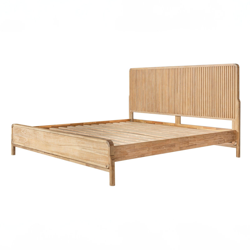 Tori upholstered low profile platform bed discount